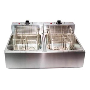 Fritadeira Elétrica 2 Cubas Stevan Metal 10 Litros